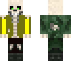 evil skeleton yellow