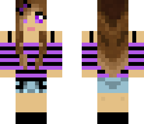 teen girl punk purple