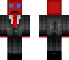 red slime in suit