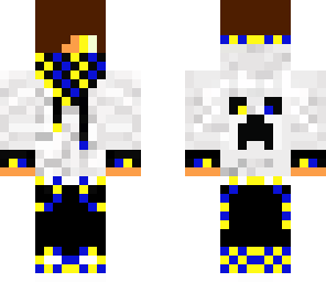 blue and yellow creeperteen