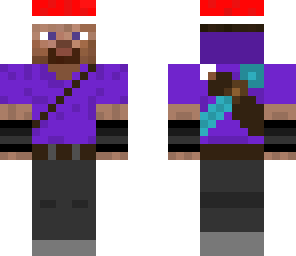 purple archer sword steve santa hat fixed