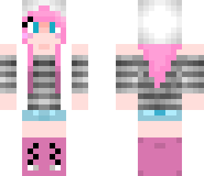 pink panda spirit hat girl