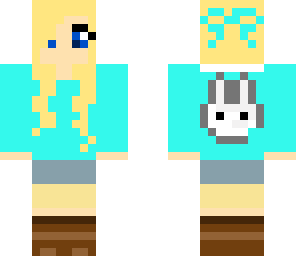 bule bunny girl