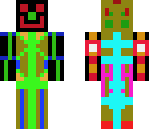 aaa  multicolored tron-ish dude