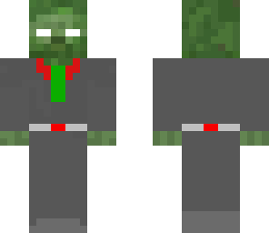 herobrine zombie in suit