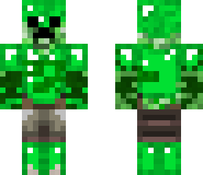creeper in emerald armor
