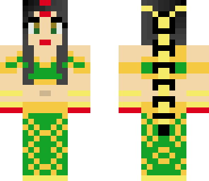 indian dancer  - green