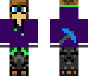 a miner with a hoodie