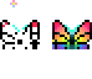 rainbow butterfly