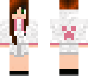 girl in pink creeper hooidie