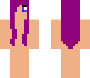 purple hair template