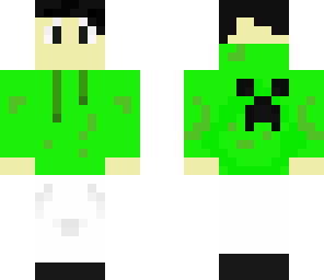 green creeper hoodie