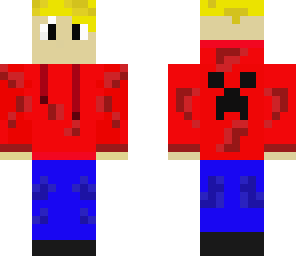 improved red creeper hoodie