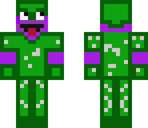 purple guy in green armour