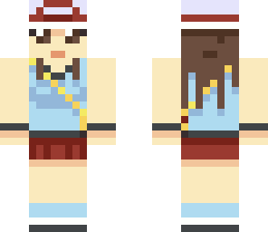 female pokemon trainer green