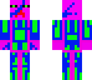 crazy neon guy
