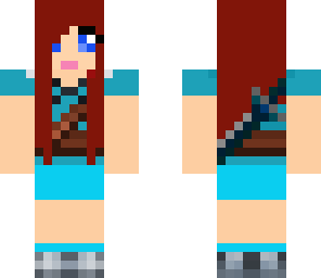 blue girl