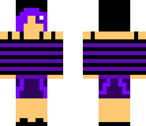 black and purple girl