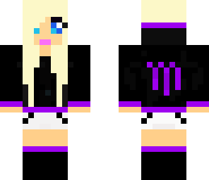 purple monster girl
