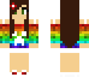 rainbow creeper girl edit