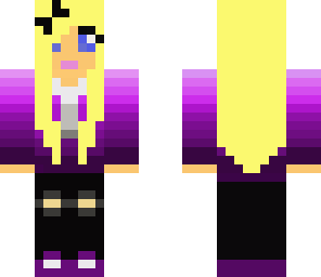 purple jacket girl