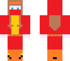 red sexy ninja girl