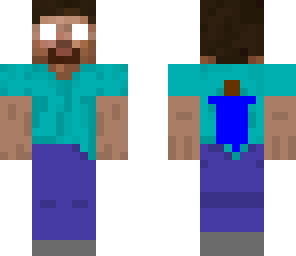 herobrine with diamond knife