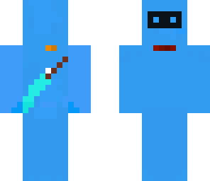 full diamond armour with mast and diamond sword