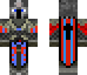 red and blue knight