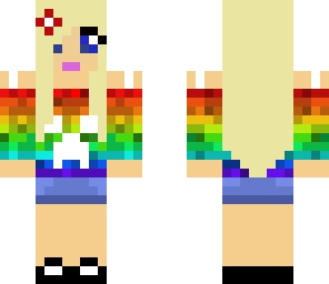 rainbow creeper girl