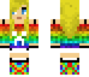rainbow girl