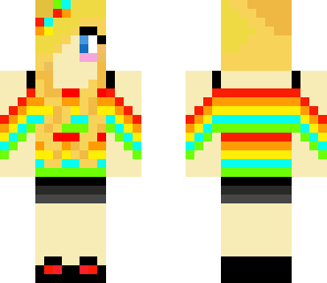 cute rainbow girl