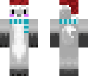 kawaii winter wolf