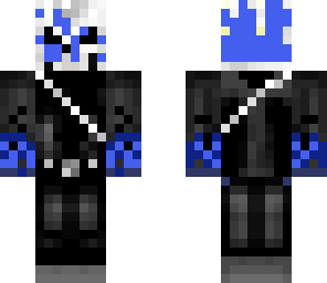 ghost rider blue flames