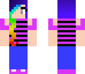 cute rainbow girl