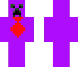 purple creeper in a tie