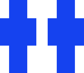 blue man