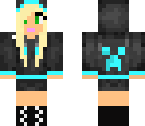 creeper hoodie girll