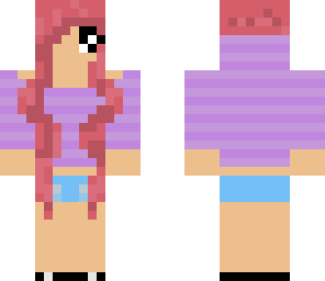pink hair girl
