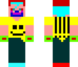 3d glasses smiley face exclamation highlights man