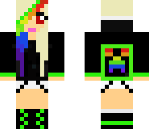 rainbow girl