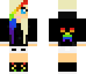 rainbow creeper girl
