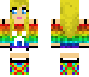 rainbow girl