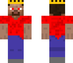 red shirt evil king steve