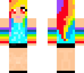 humanized rainbow dash