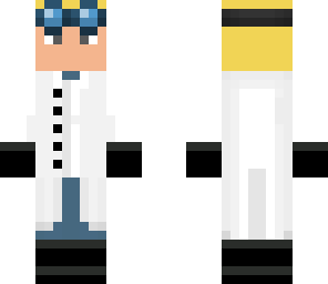 blonde scientist