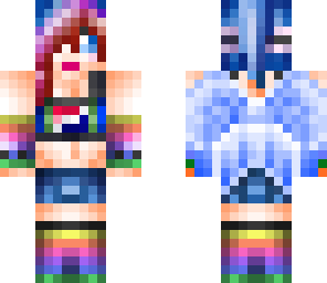 rainbow girl