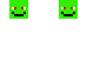 green floating head