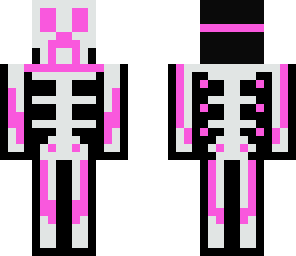 pink skele-mask