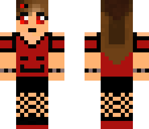 black y red